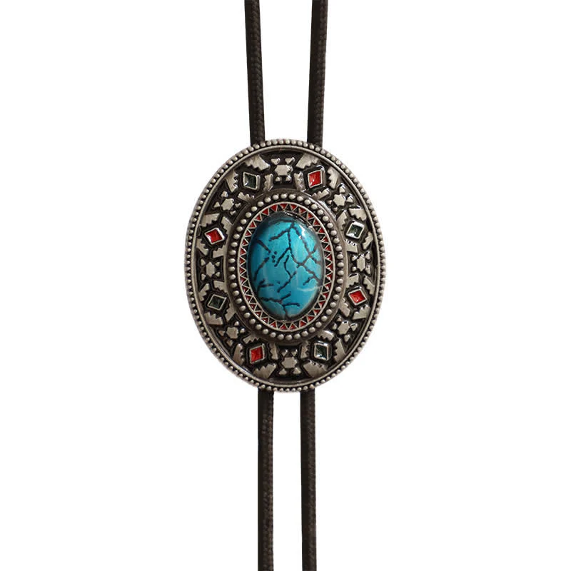 Classic Native Indian Totem Bolo Tie - Image 4