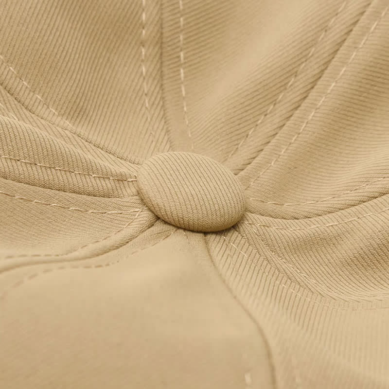 Classic Short Brim Round Dome Beret Hat - Image 3