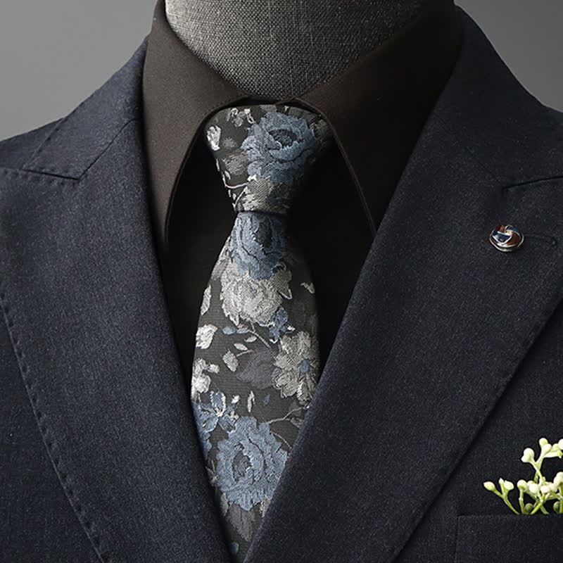 Clearance: Men's Vintage Art Floral Pattern Necktie