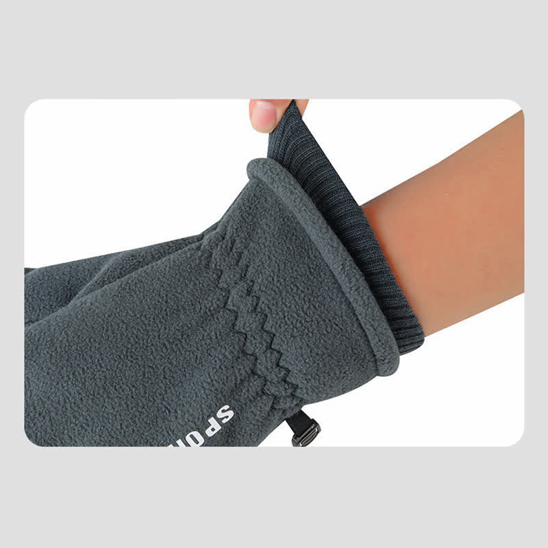 Cold Weather Thickened Fuzzy Elastic Cuff Gloves - Image 5