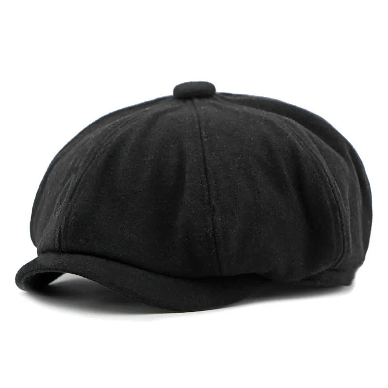 Color Matching Fashion Stitching Newsboy Beret Hat - Image 10