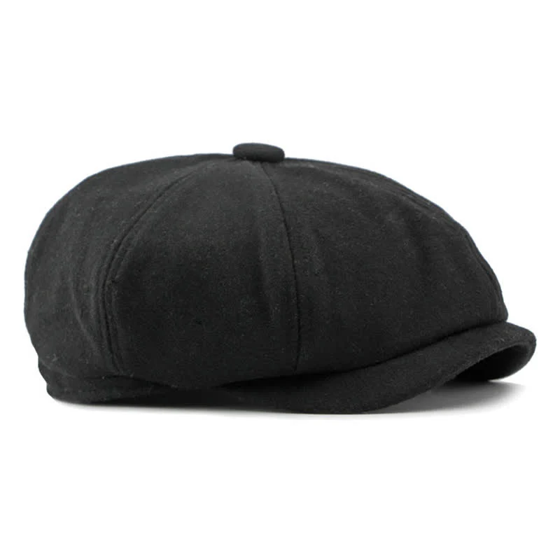 Color Matching Fashion Stitching Newsboy Beret Hat - Image 12