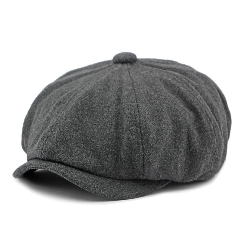 Color Matching Fashion Stitching Newsboy Beret Hat - Image 13