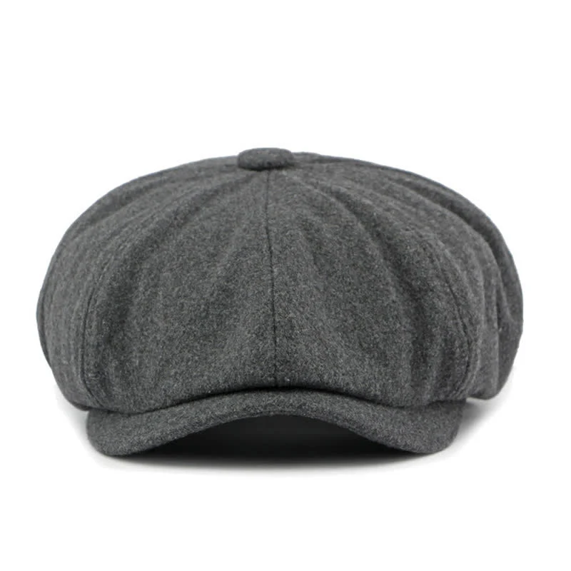 Color Matching Fashion Stitching Newsboy Beret Hat - Image 14
