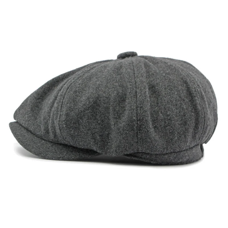 Color Matching Fashion Stitching Newsboy Beret Hat - Image 15