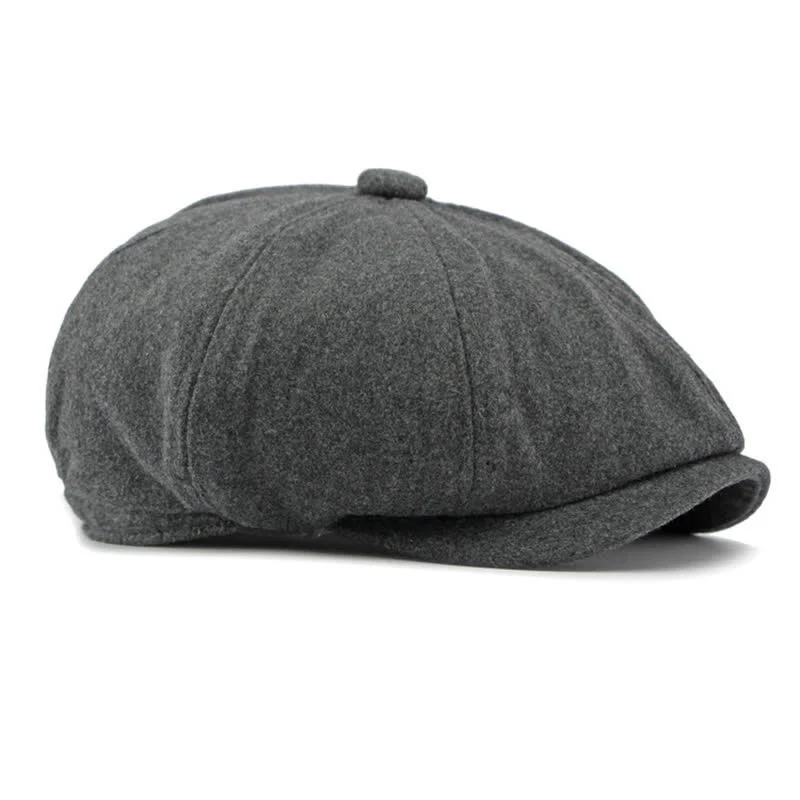 Color Matching Fashion Stitching Newsboy Beret Hat - Image 17