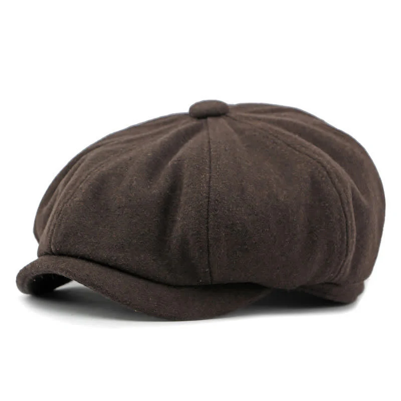 Color Matching Fashion Stitching Newsboy Beret Hat - Image 18