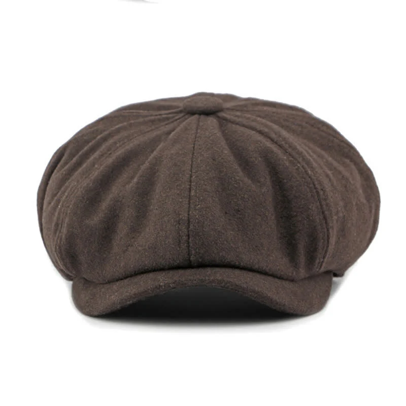 Color Matching Fashion Stitching Newsboy Beret Hat - Image 19
