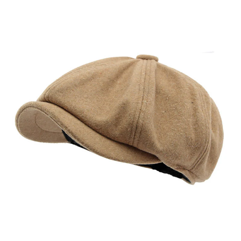 Color Matching Fashion Stitching Newsboy Beret Hat - Image 22