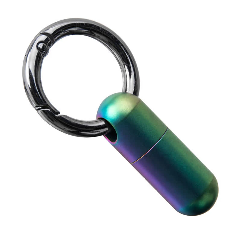 Compact Mini Size Waterproof Pill Container Keychain - Image 14