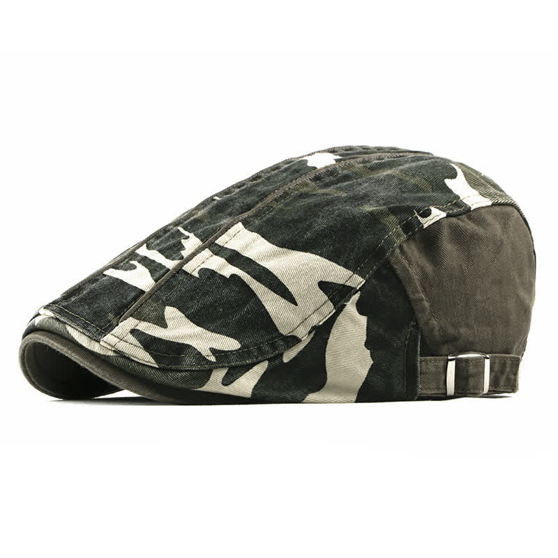 Cool Camouflage Style Cotton Beret Hat - Image 10