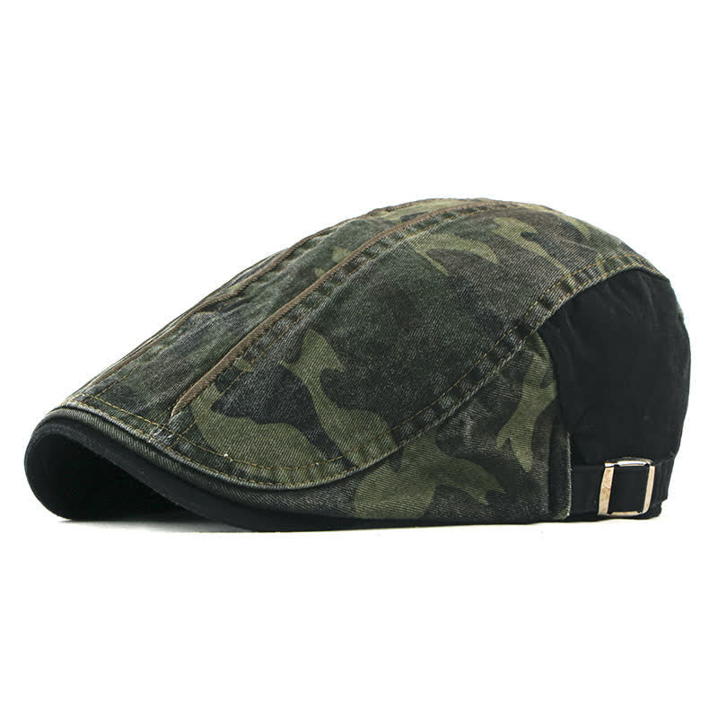 Cool Camouflage Style Cotton Beret Hat - Image 4