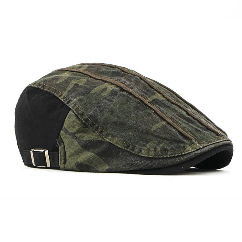 Cool Camouflage Style Cotton Beret Hat - Image 7