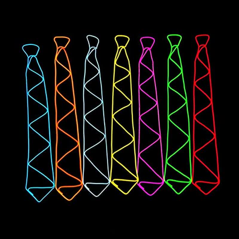 Cool Neon LED Strip Glowing Necktie - Image 2