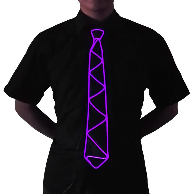 Cool Neon LED Strip Glowing Necktie - Image 6