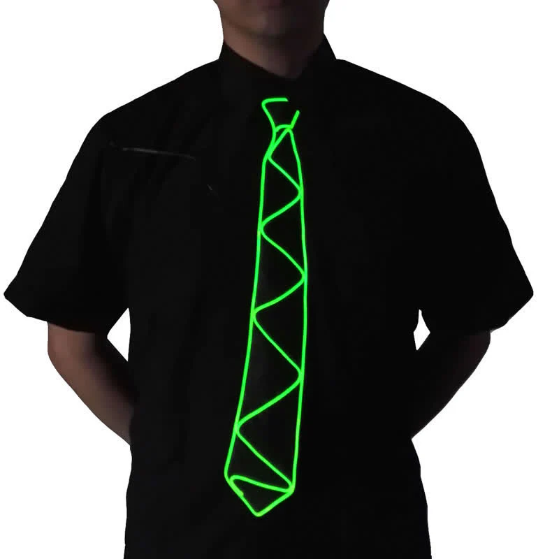 Cool Neon LED Strip Glowing Necktie - Image 9
