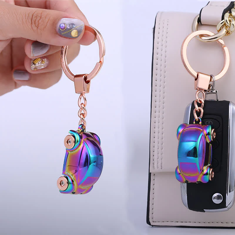 Creative Car Shape LED Flashlight Keychain - Image 6