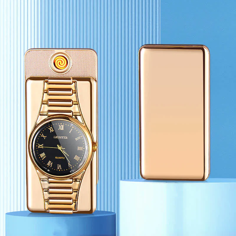 Creative Clock Rechargeable Electric Lighter with USB Cable - Image 10