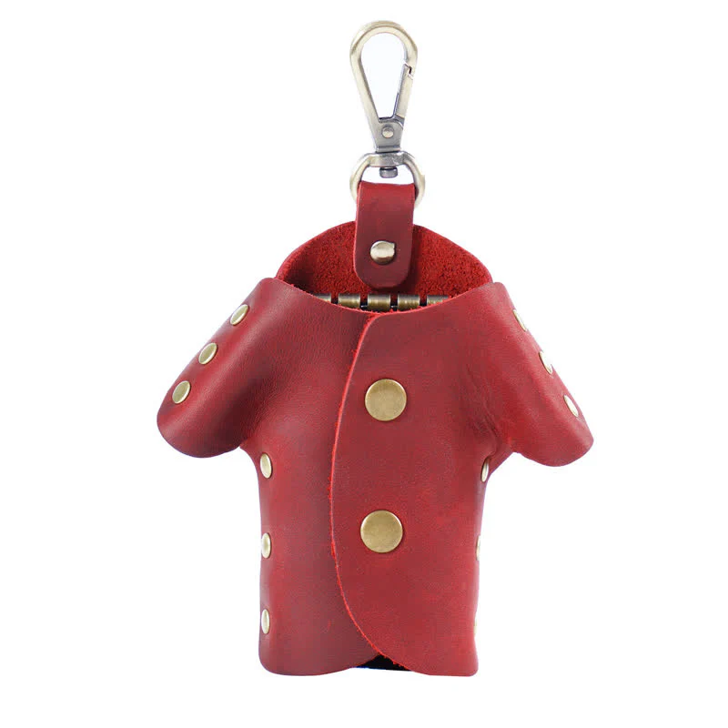 Creative Cute Clothes Shape Leather Key Case - Image 15