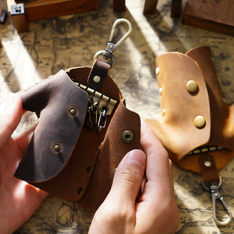 Creative Cute Clothes Shape Leather Key Case - Image 9