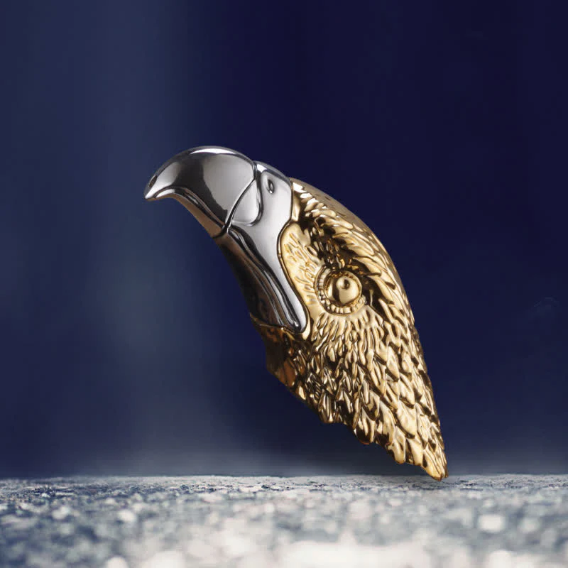 Creative Eagle Head Shaped Refillable Butane Lighter - Image 3