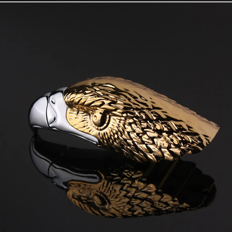 Creative Eagle Head Shaped Refillable Butane Lighter - Image 4