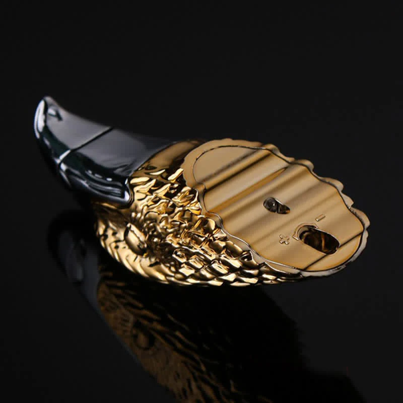 Creative Eagle Head Shaped Refillable Butane Lighter - Image 5
