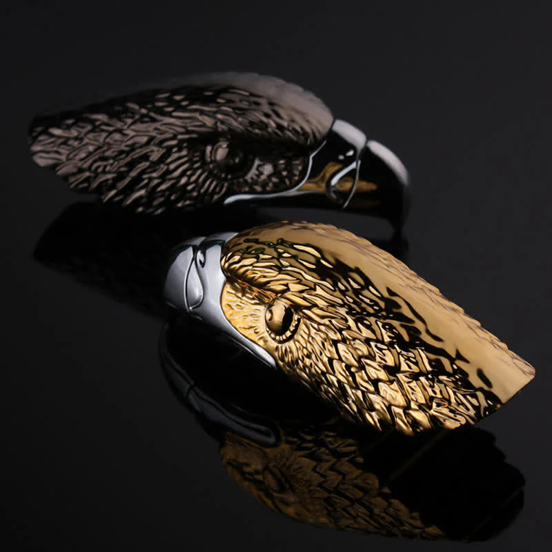 Creative Eagle Head Shaped Refillable Butane Lighter - Image 7