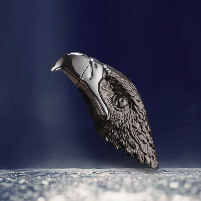 Creative Eagle Head Shaped Refillable Butane Lighter - Image 8