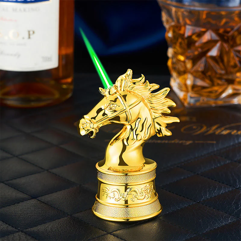 Creative Horse Head Shaped Windproof Butane Lighter - Image 5