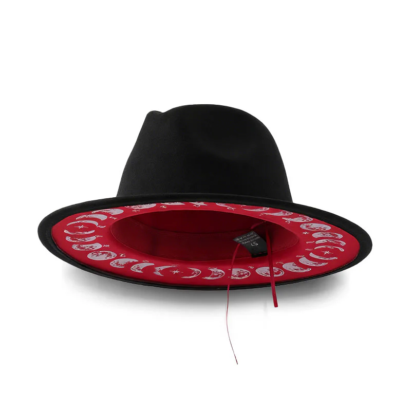 Creative Men's Moon Phase Changes Astrology Cowboy Hat - Image 2