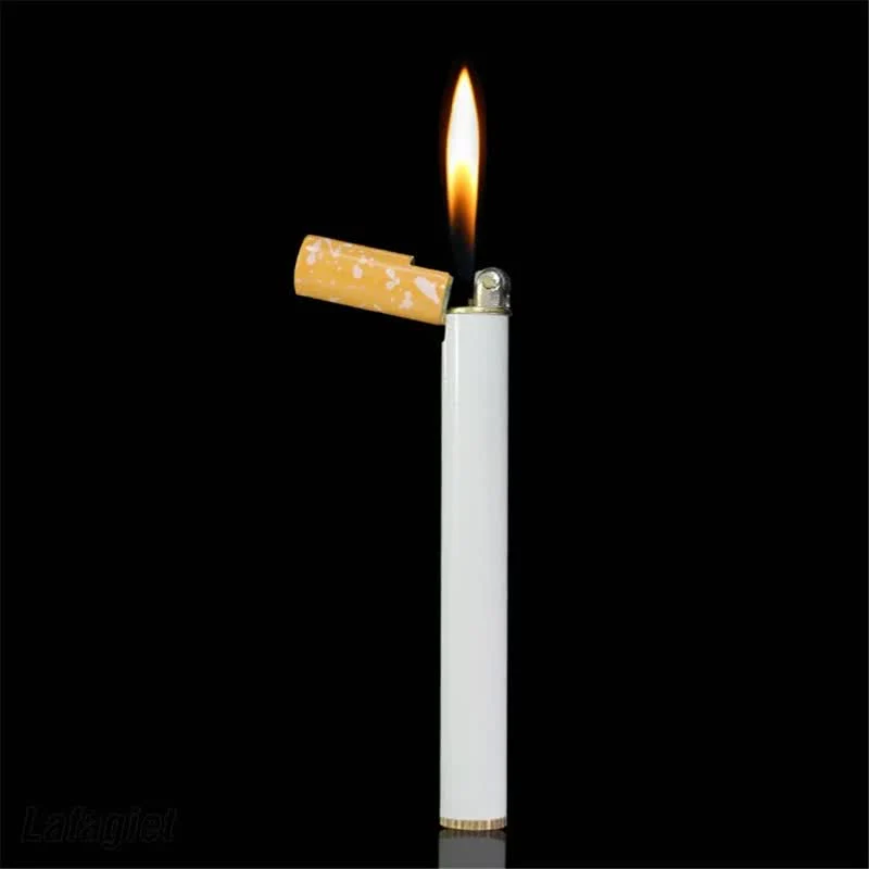 Creative Mini Metal Cigarette-Shaped Butane Lighter - Image 5