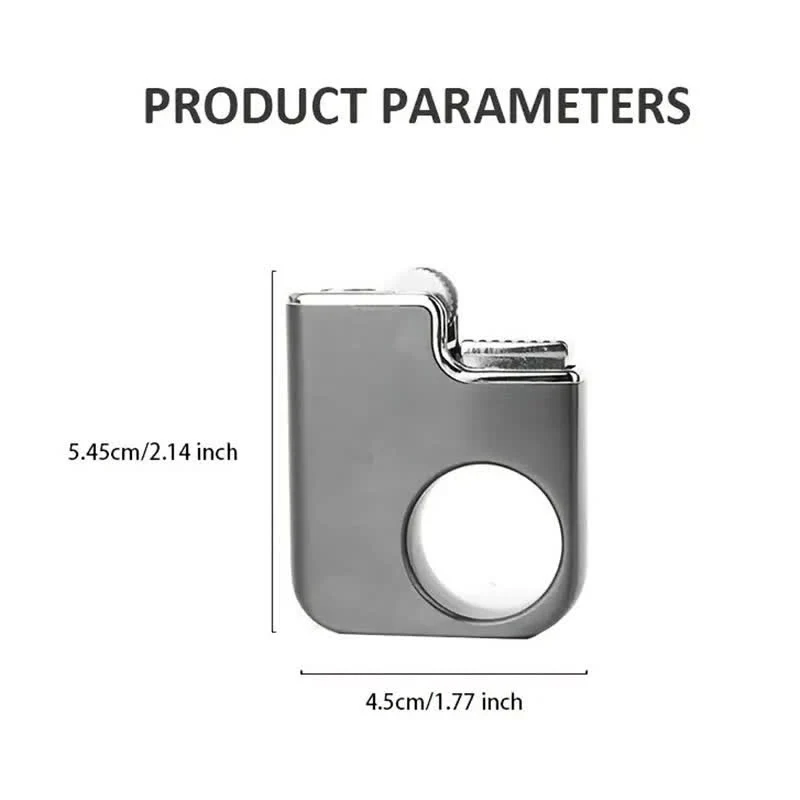 Creative Ring-Shaped Handle Refillable Butane Lighter - Image 7