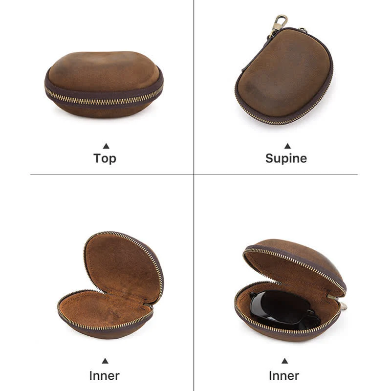 Creative Semi-Hard Folding Sunglasses Protector Storage Case - Image 10