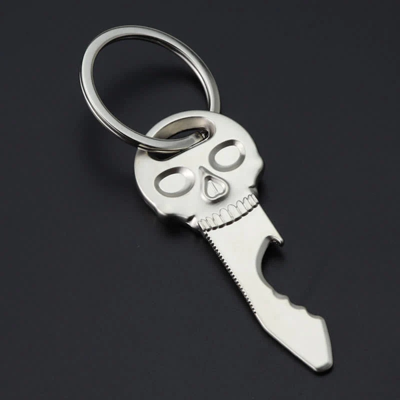 Creative Skull Mask Multi-function Bottle Opener Keychain - Image 2