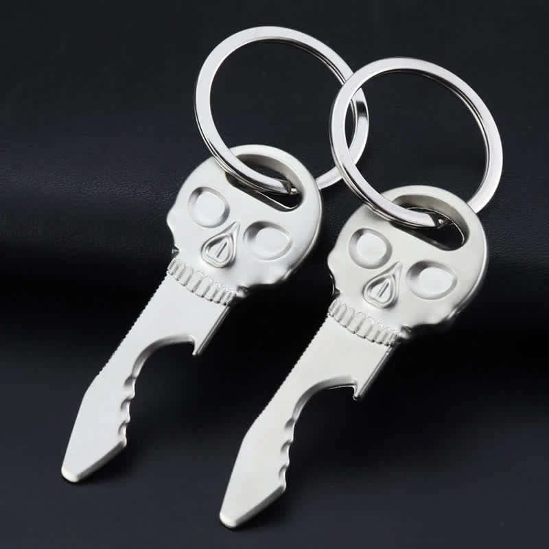 Creative Skull Mask Multi-function Bottle Opener Keychain - Image 5