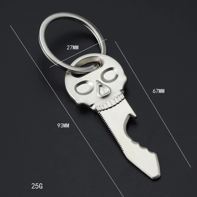 Creative Skull Mask Multi-function Bottle Opener Keychain - Image 7