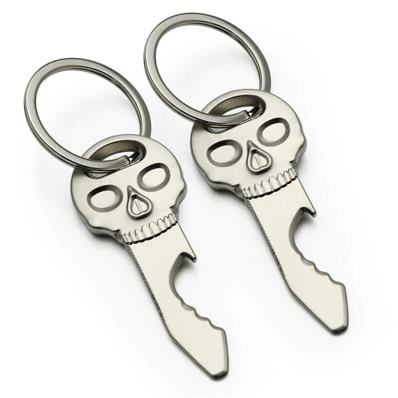 Creative Skull Mask Multi-function Bottle Opener Keychain - Image 8