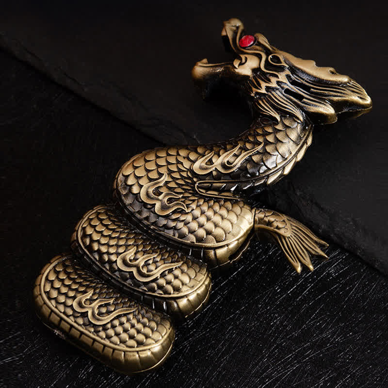 Creative Unique Dragon Shape Refillable Butane Lighter - Image 7