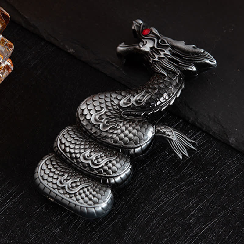 Creative Unique Dragon Shape Refillable Butane Lighter - Image 9