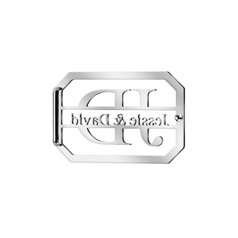Custom Name & Initials Silver DIY Buckle Leather Belt - Image 5