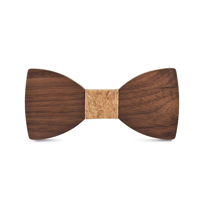 Custom Name Men's Engraved Wedding Wooden Bow Tie - Image 12