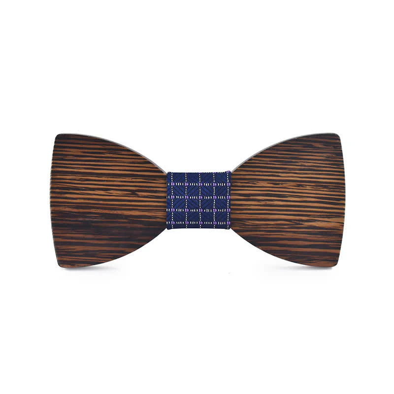 Custom Name Men's Engraved Wedding Wooden Bow Tie - Image 15