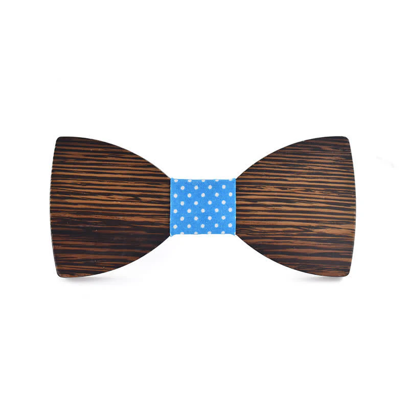 Custom Name Men's Engraved Wedding Wooden Bow Tie - Image 16