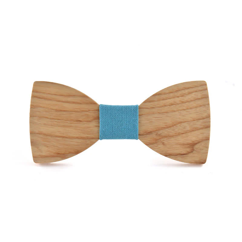 Custom Name Men's Engraved Wedding Wooden Bow Tie - Image 23