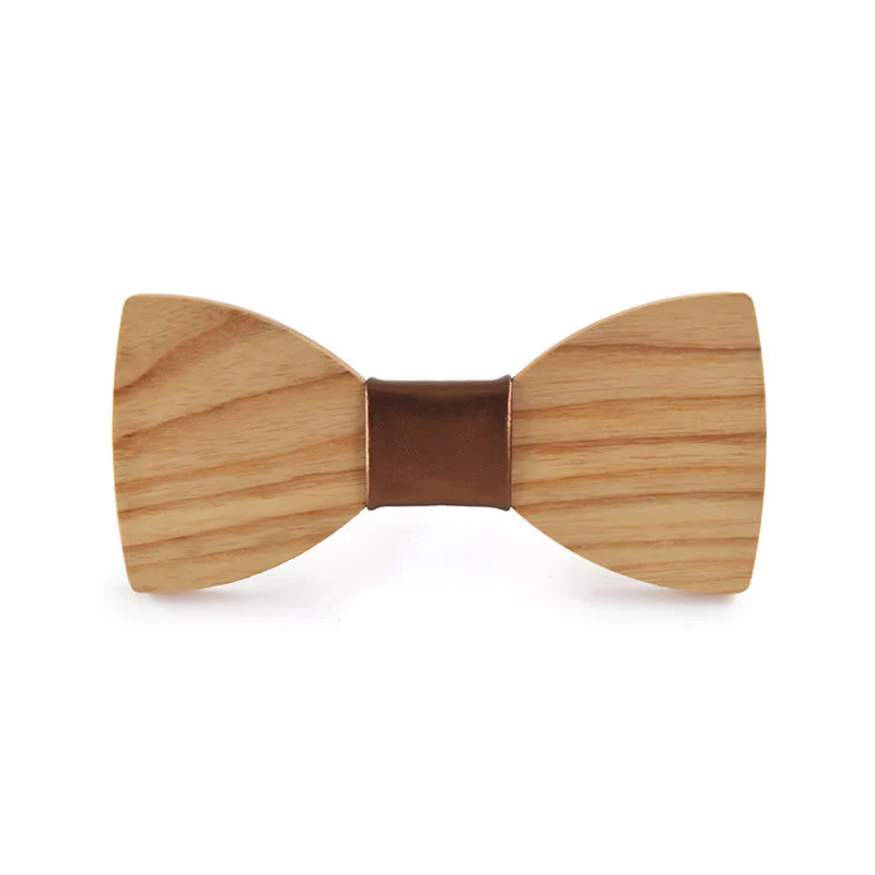 Custom Name Men's Engraved Wedding Wooden Bow Tie - Image 24