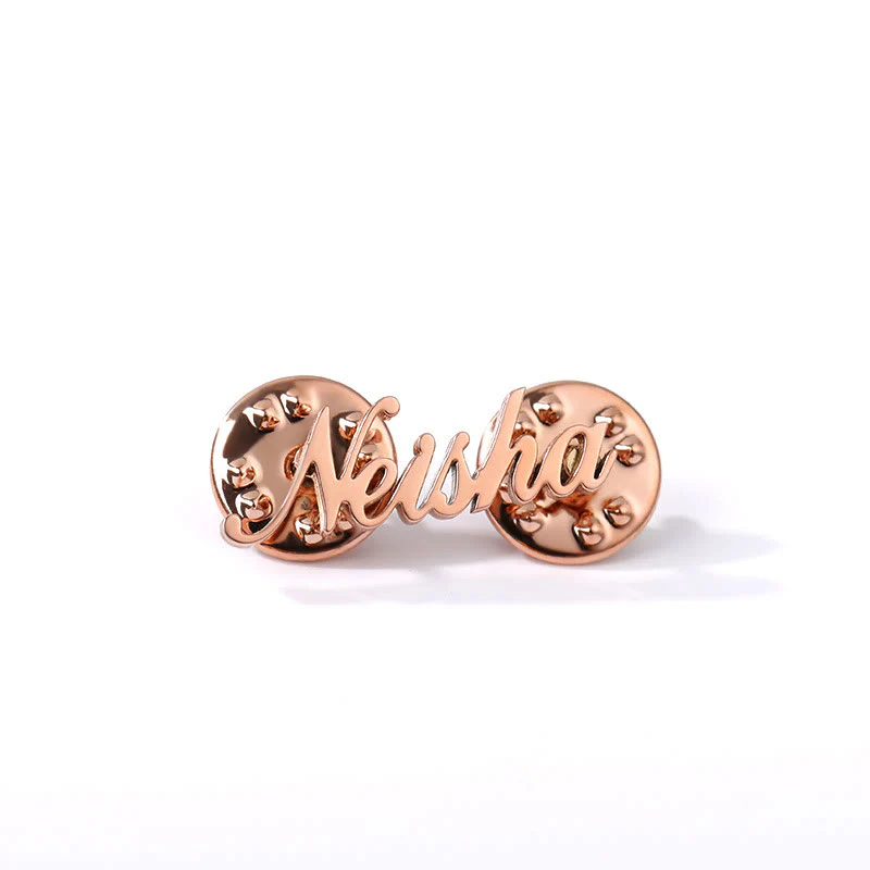 Custom Your Name Brooch Stainless Steel Suit Accessories - Image 8