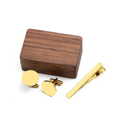 Custom Your Text Wedding Tie Bar Cufflinks For Mens Wear - Image 8