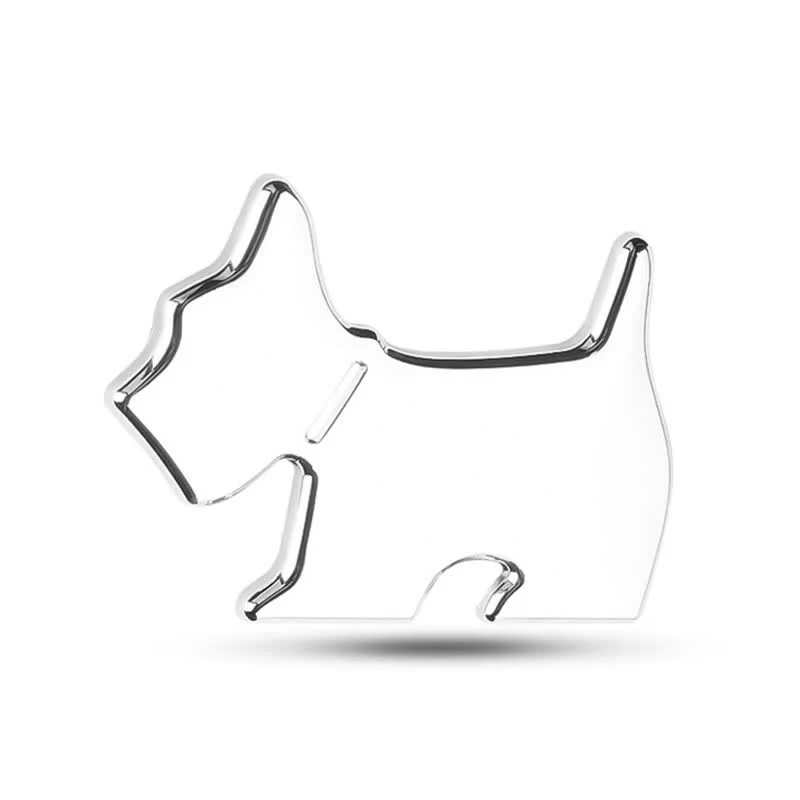 Cute Dog Metal Sticker Car Badge For Pet Lovers - Image 2