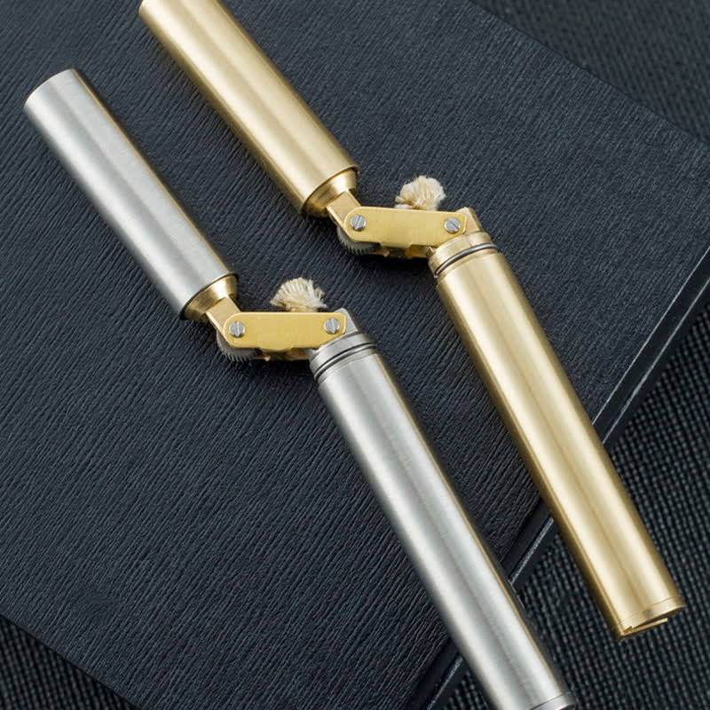 Cylindrical Nunchaku Slender Foldable Refillable Kerosene Lighter - Image 5